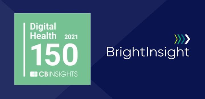 Blog brightinsight makes the 2021 cb insights digital health 150 for the second year in row